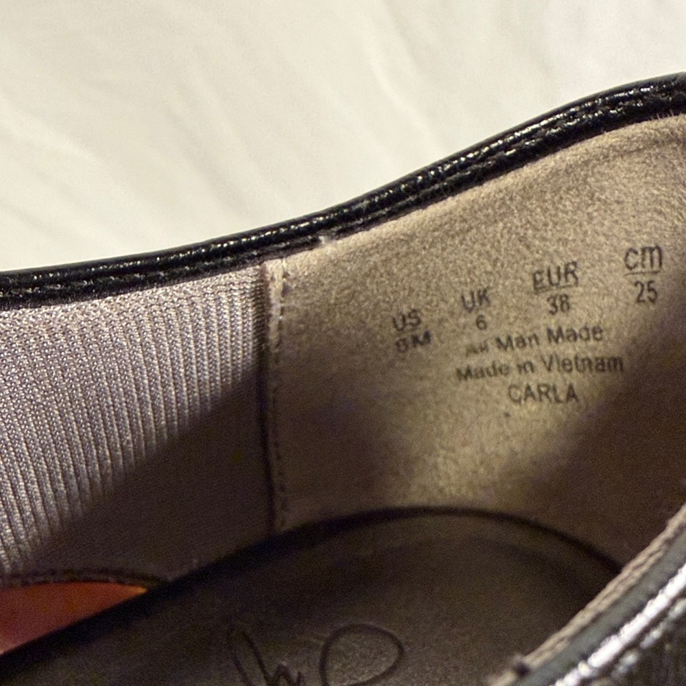 Life Stride Carla Shoes Size 8M Black Peep-Toe Heels - Picture 5 of 7